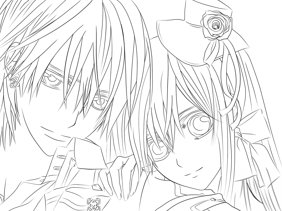 Yuki & Zero from Vampire Knight