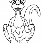 Newly Hatched Dinosaur