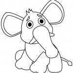 Sad Stuffed Elephant