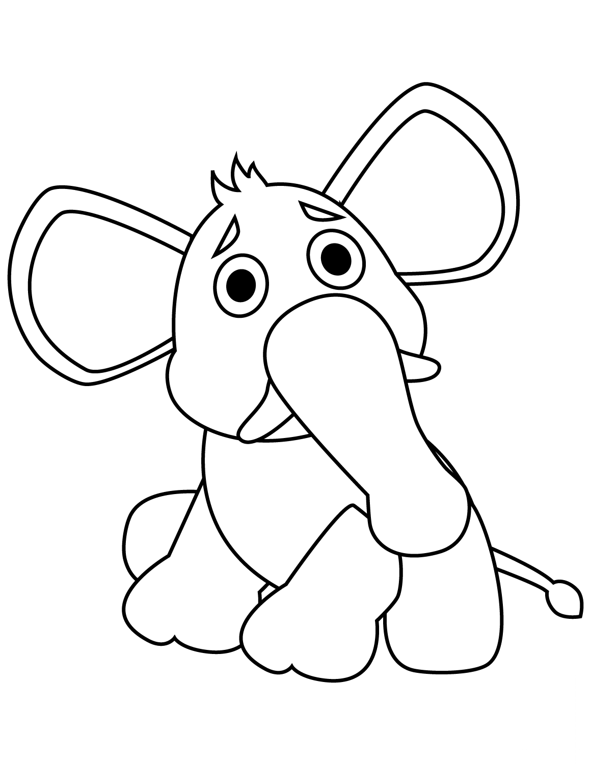 Sad Stuffed Elephant