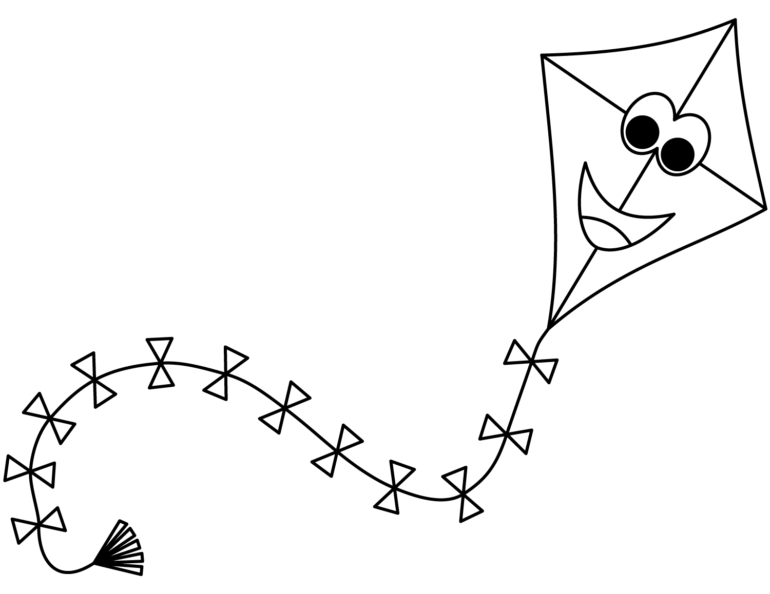 Happy Cartoon Kite