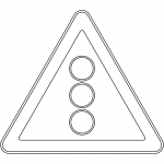 "Traffic Signals Ahead" Sign in Russia