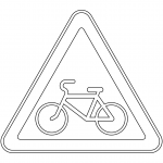 "Cyclists" Sign in Russia