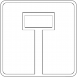 "No Through Road" Sign in Russia