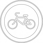 "No Bicycles" Sign in Russia