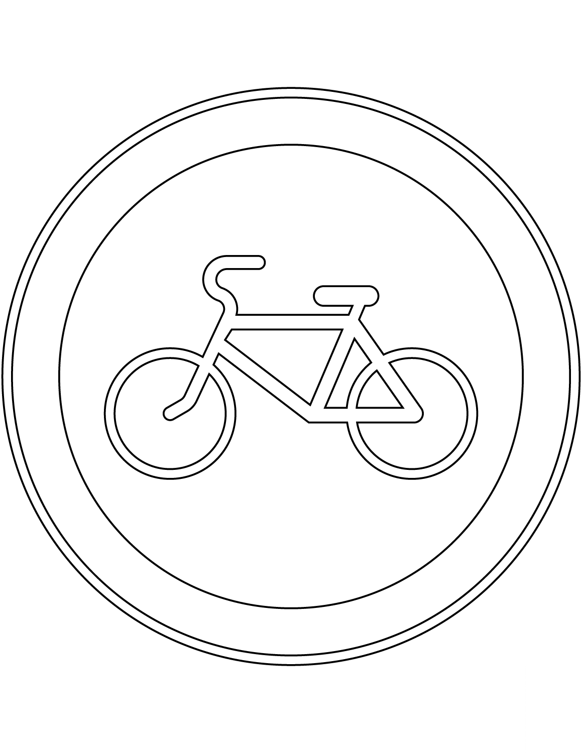 "No Bicycles" Sign in Russia