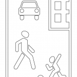 "Living Street" Sign in Russia