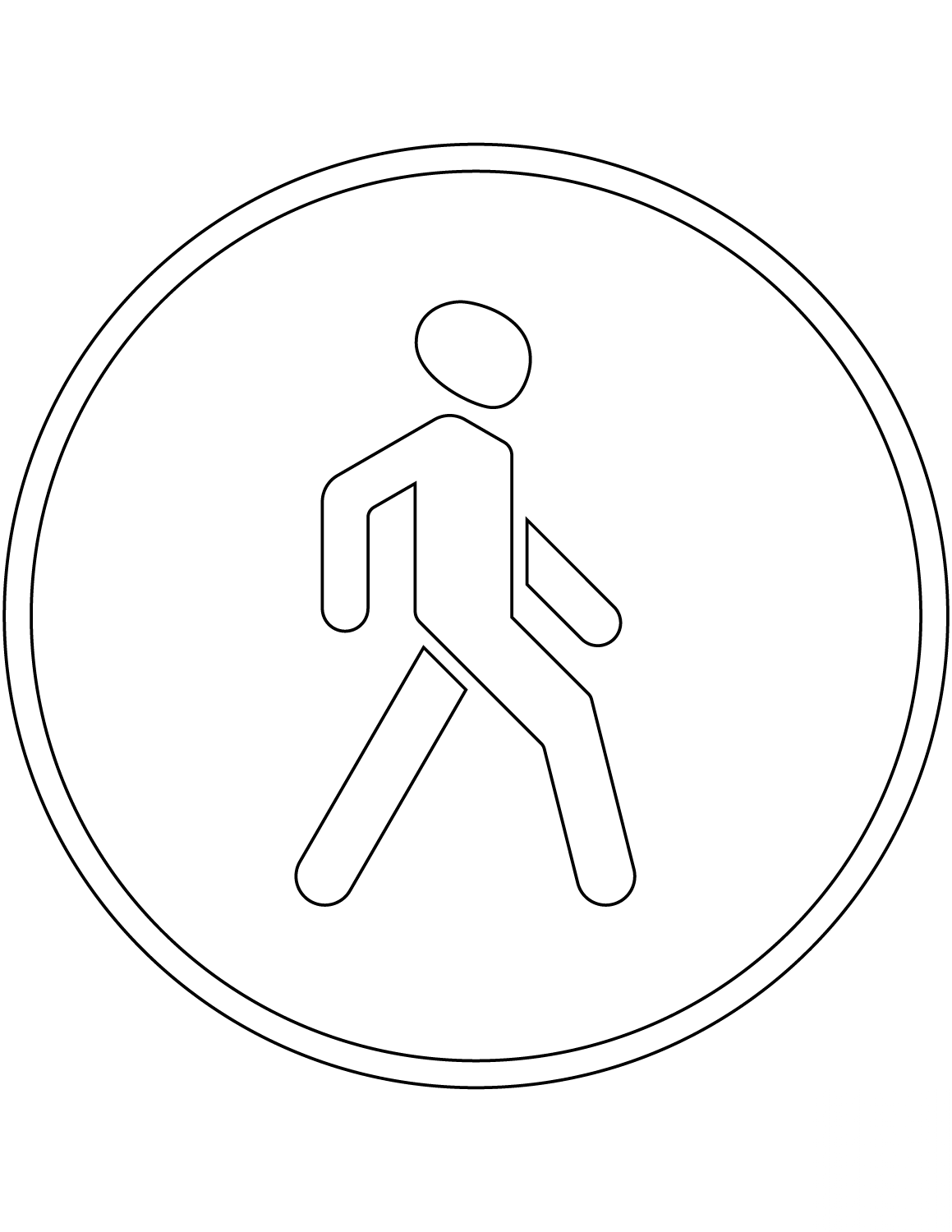 "Pedestrians Only" Sign in Russia