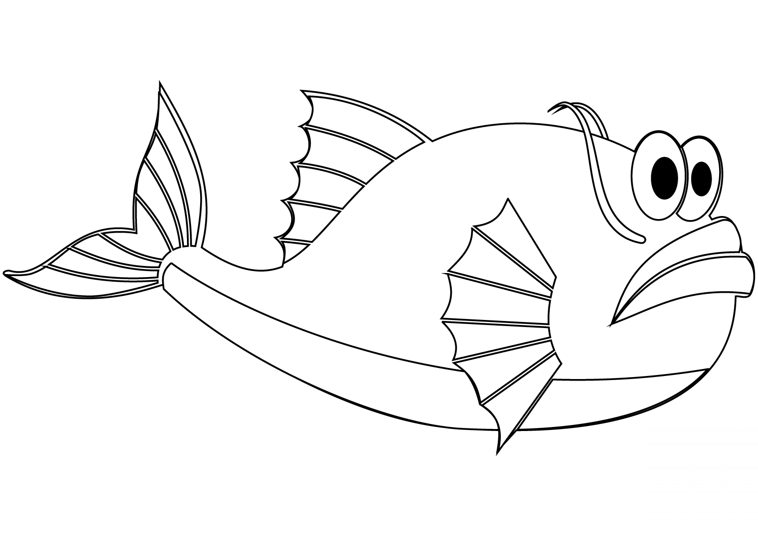 Cartoon Deep Sea Fish
