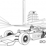 Samochód wyścigowy Indy Race Car