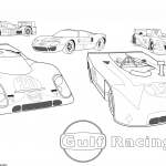 Samochody wyścigowe Gulf