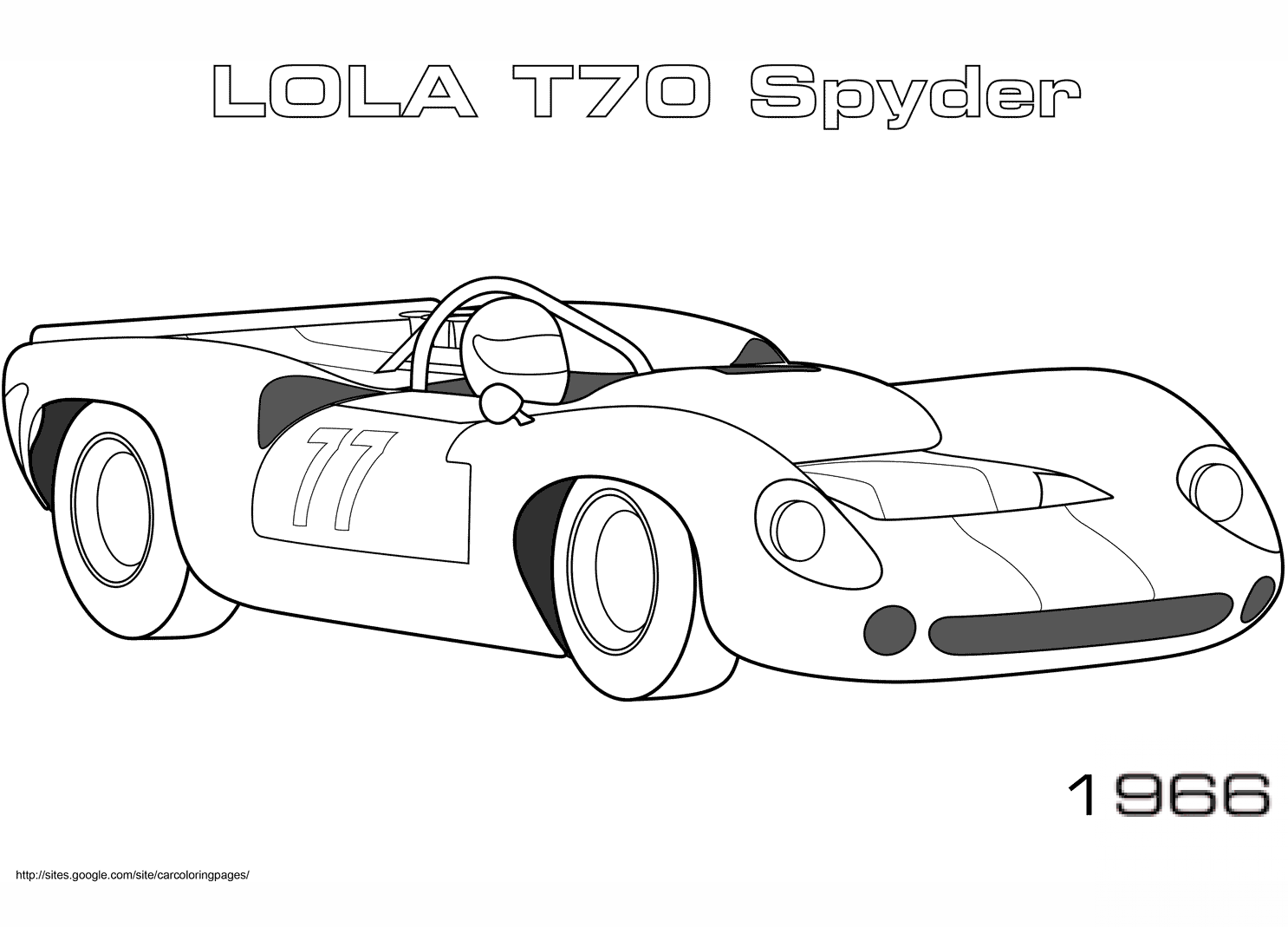 1966 Lola T70 Spyder
