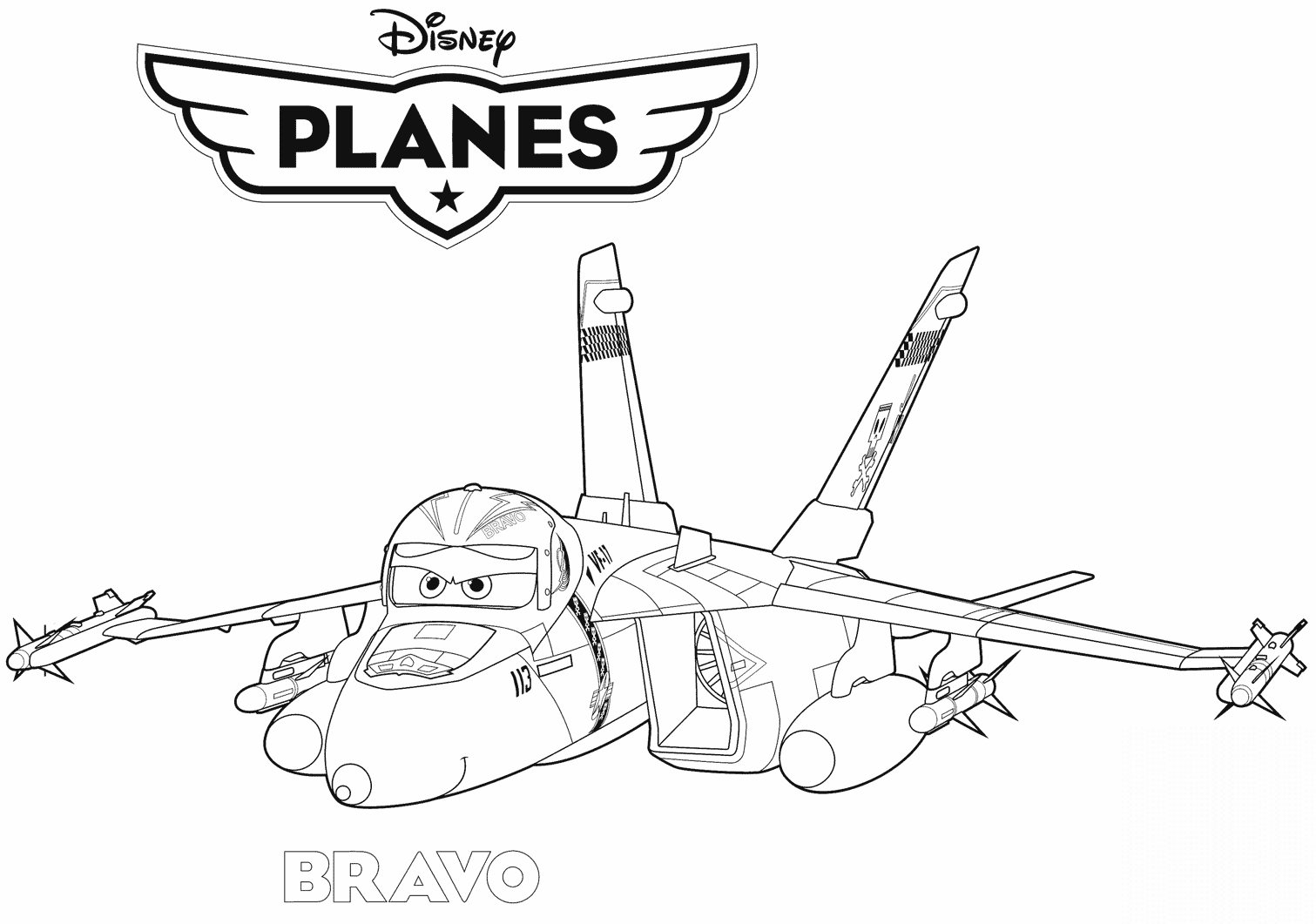 Disney Planes Jet Fighter Bravo