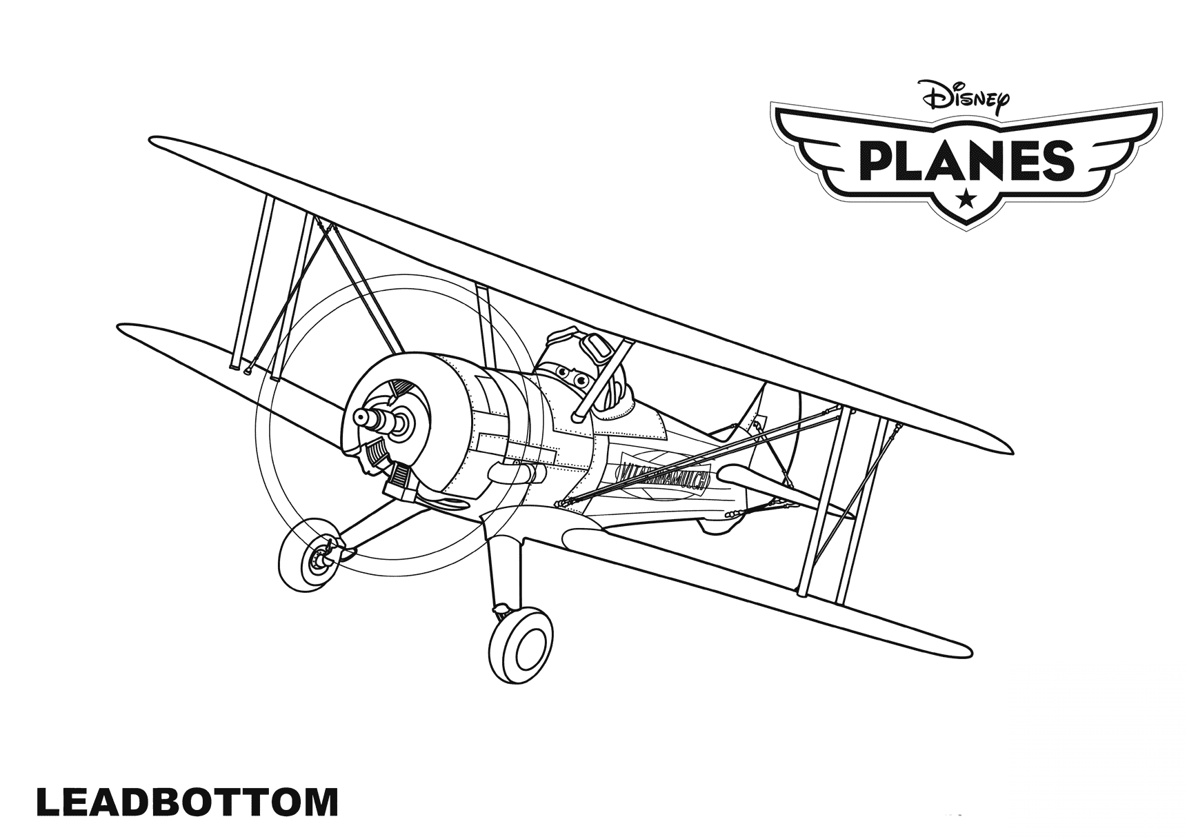 Disney Planes Leadbottom