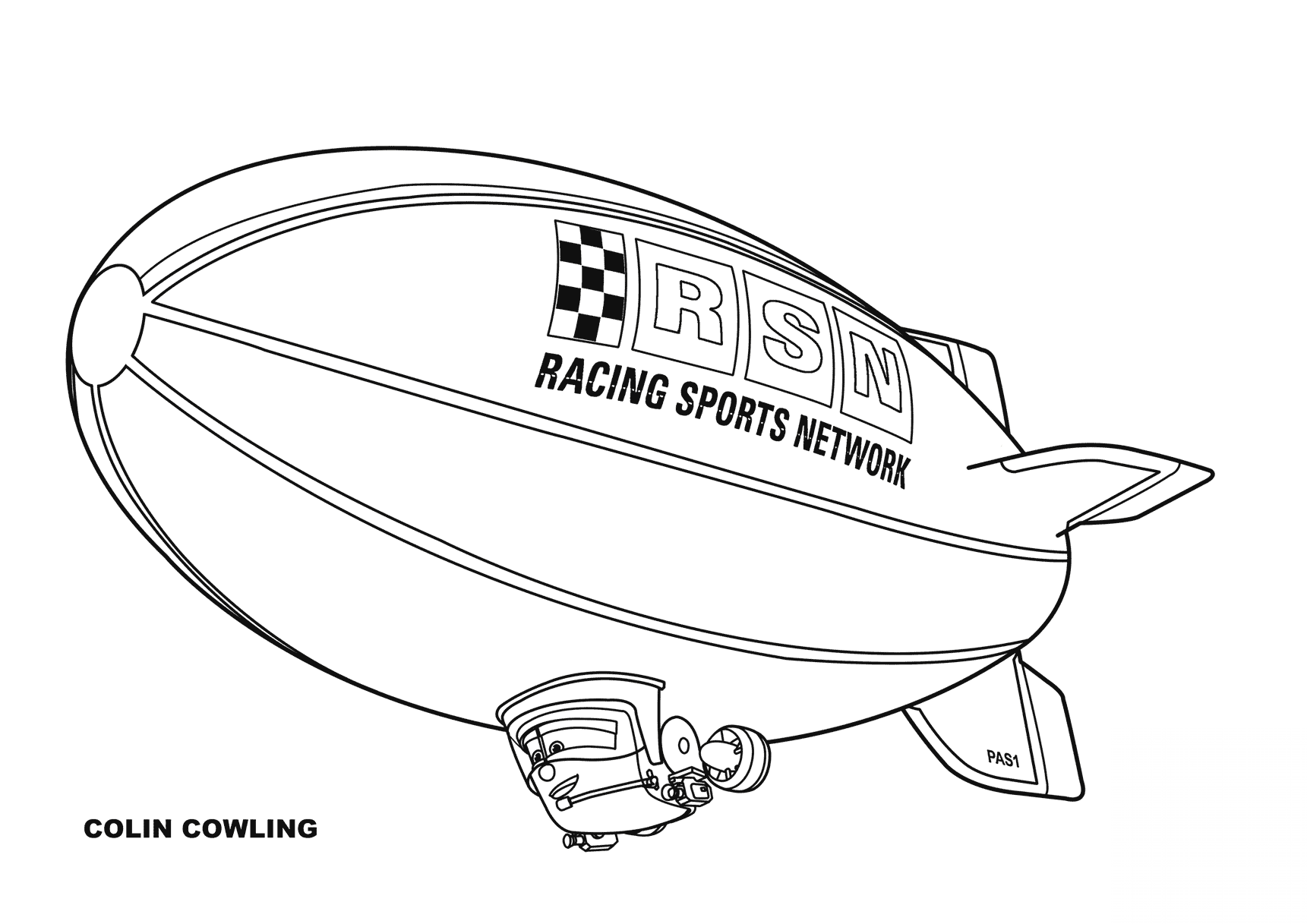 Disney Planes Blimp Colin Cowling