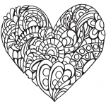 Zentangle Heart