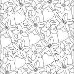 Hearts and Flowers Pattern
