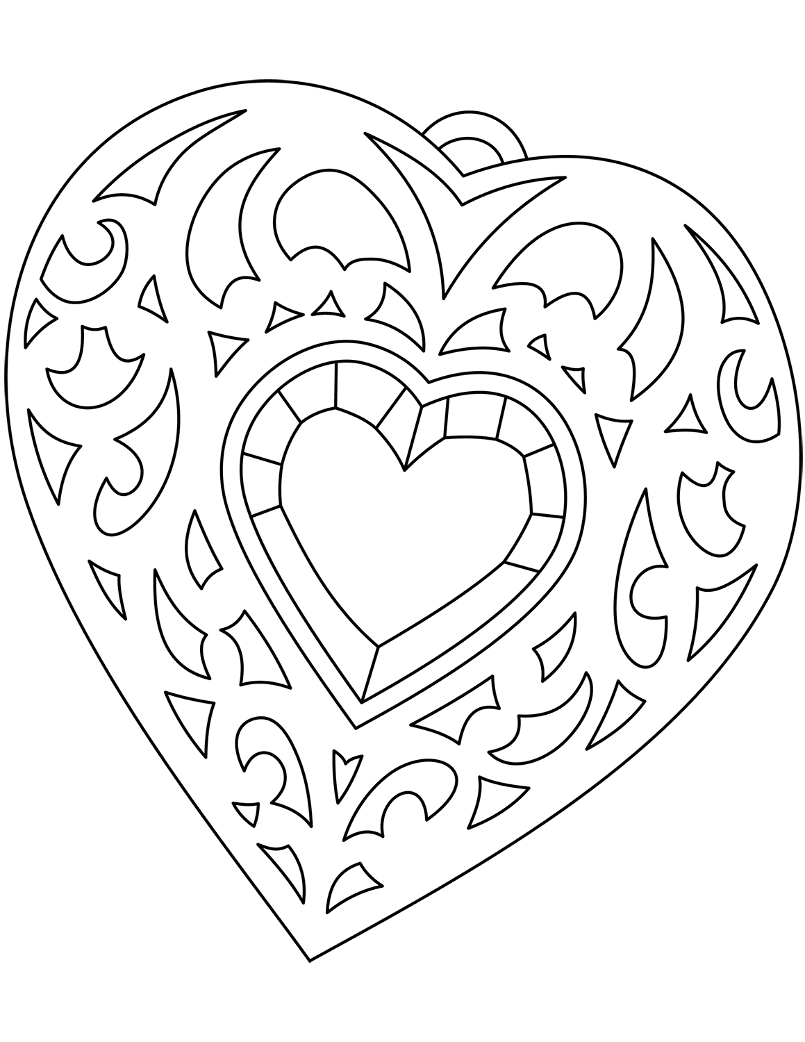 Heart-Shaped Medallion