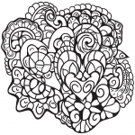 Abstract Heart Patterns