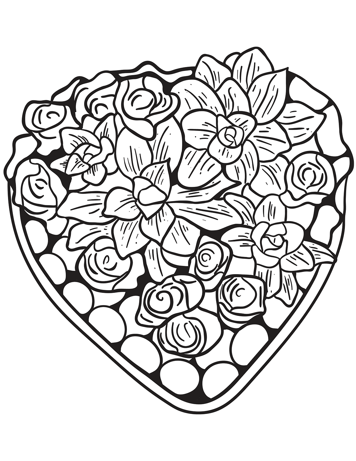 Heart Made of Flowers
