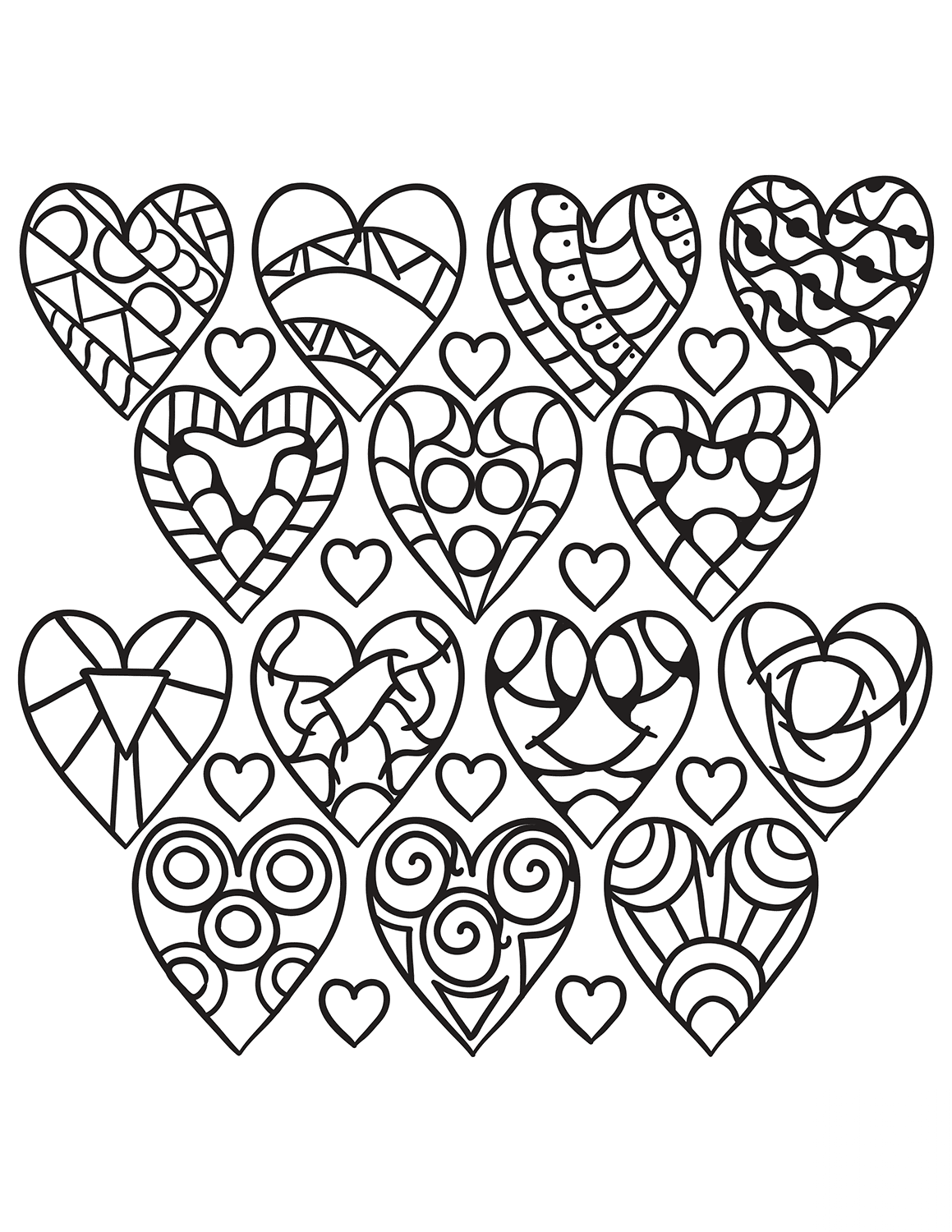 Hearts Pattern