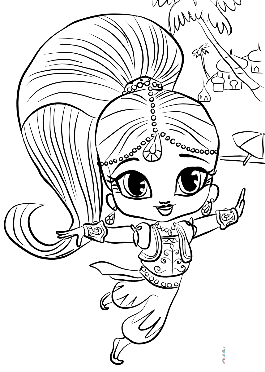 Samira from Shimmer and Shine