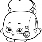 Toasty Pop White Toaster Shopkin