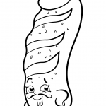 Slick Breadstick with Mustache Shopkin