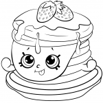 Ultra Rare Strawberry Pancake Shopkin