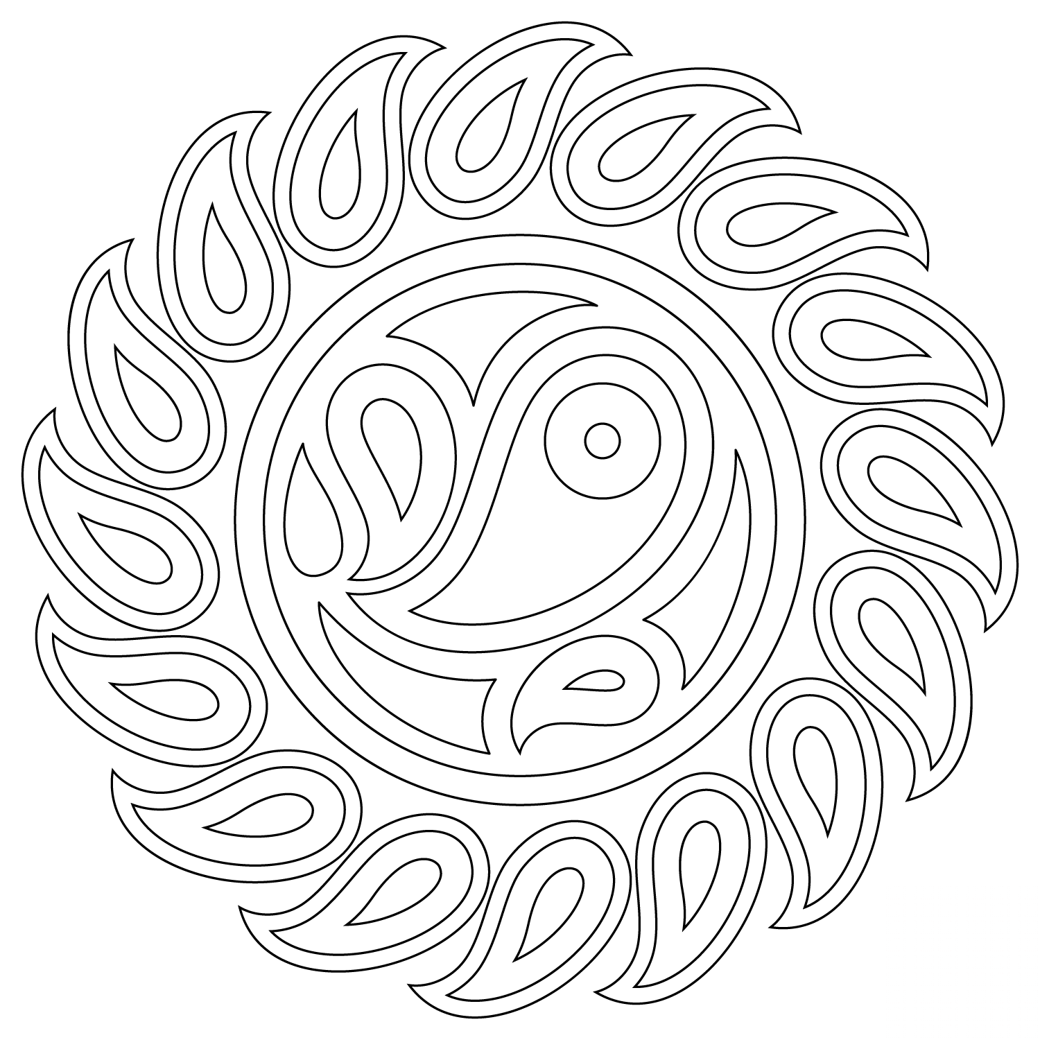 Paisley Mandala