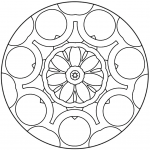 Simple Abstract Mandala