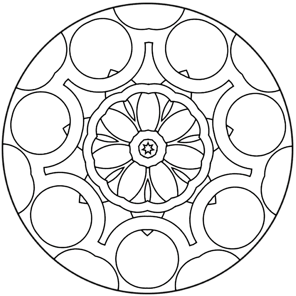 Simple Abstract Mandala