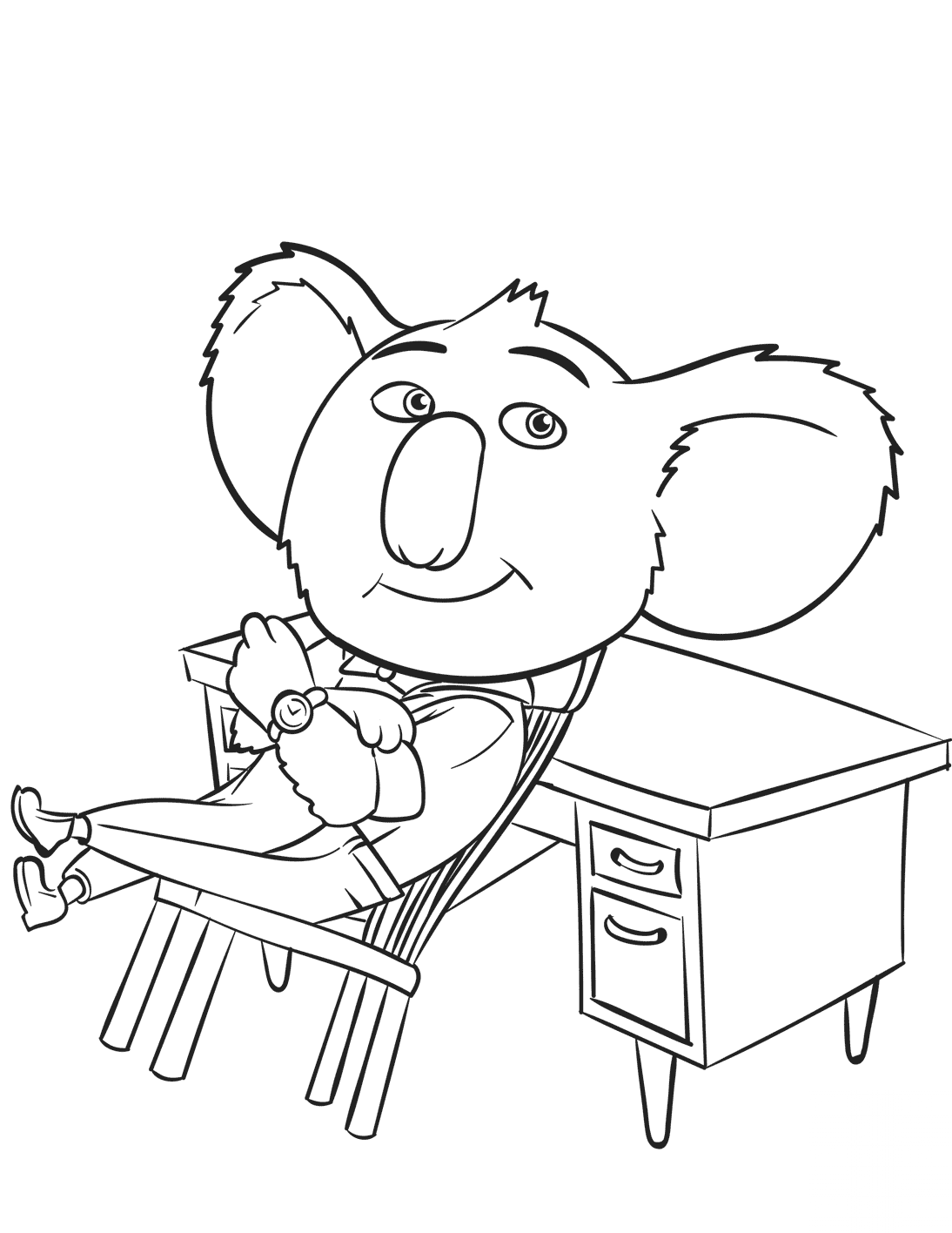 Buster from Sing Movie