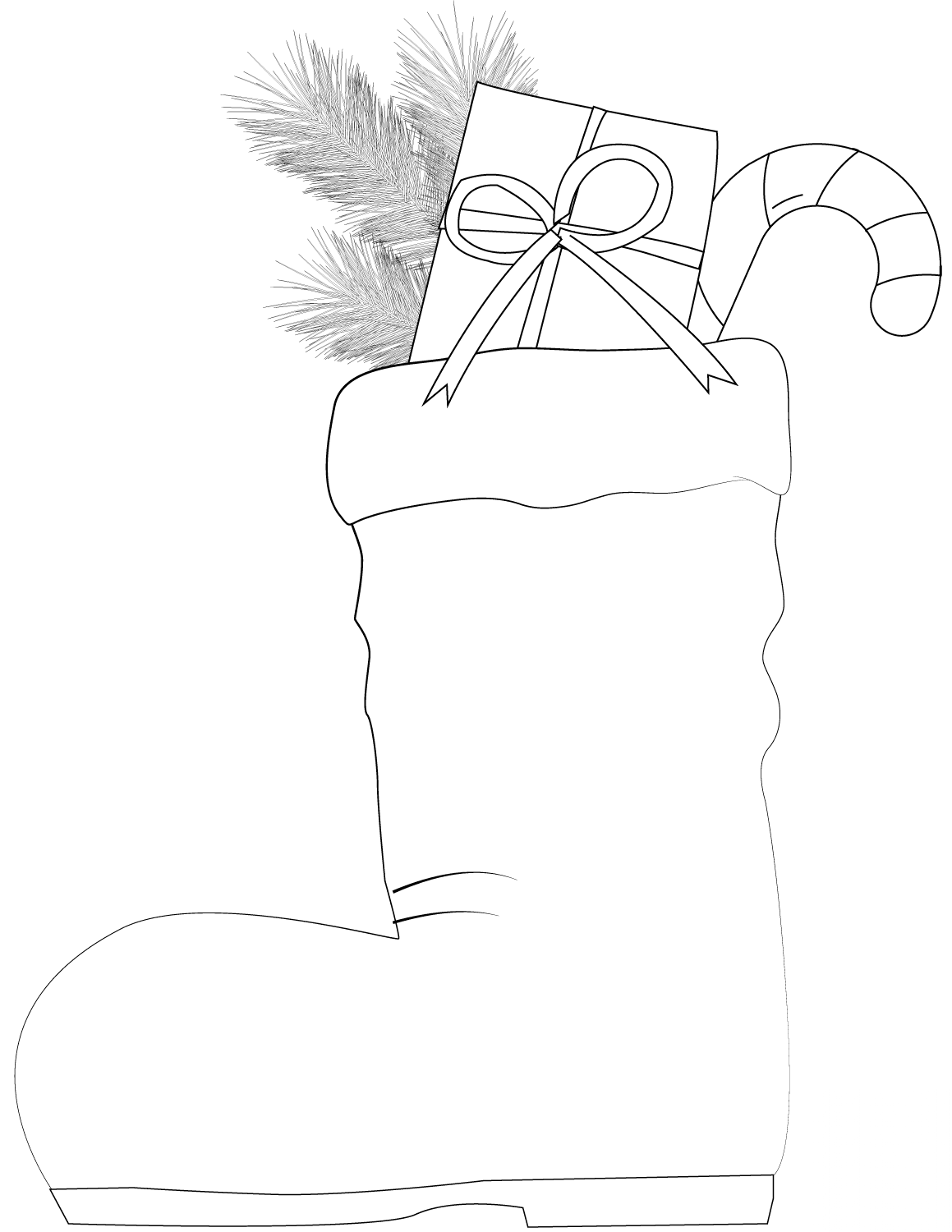 Santa Boots with Sweets