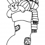 Christmas Stocking Filled with Gifts