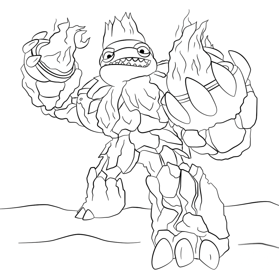 Skylanders Giants Hot Head