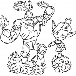 Skylanders Blast Zone and Mini Jini