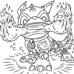 Skylanders Fire Bone Hot Dog