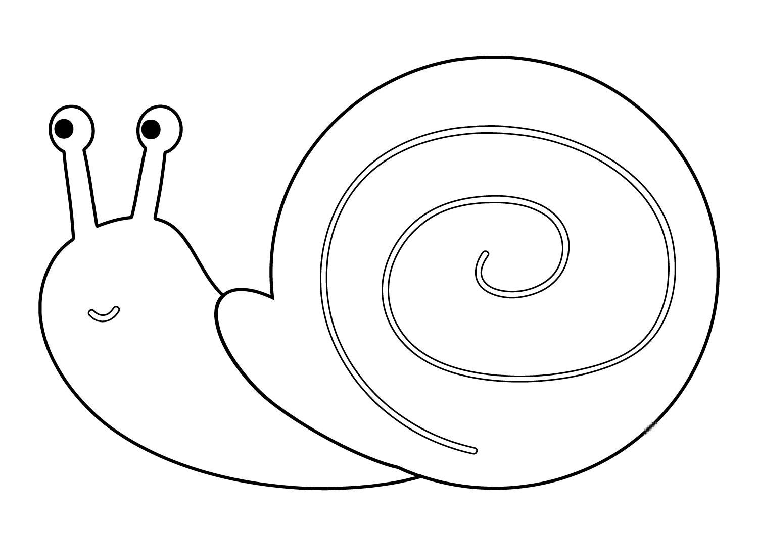 Cartoon Snail