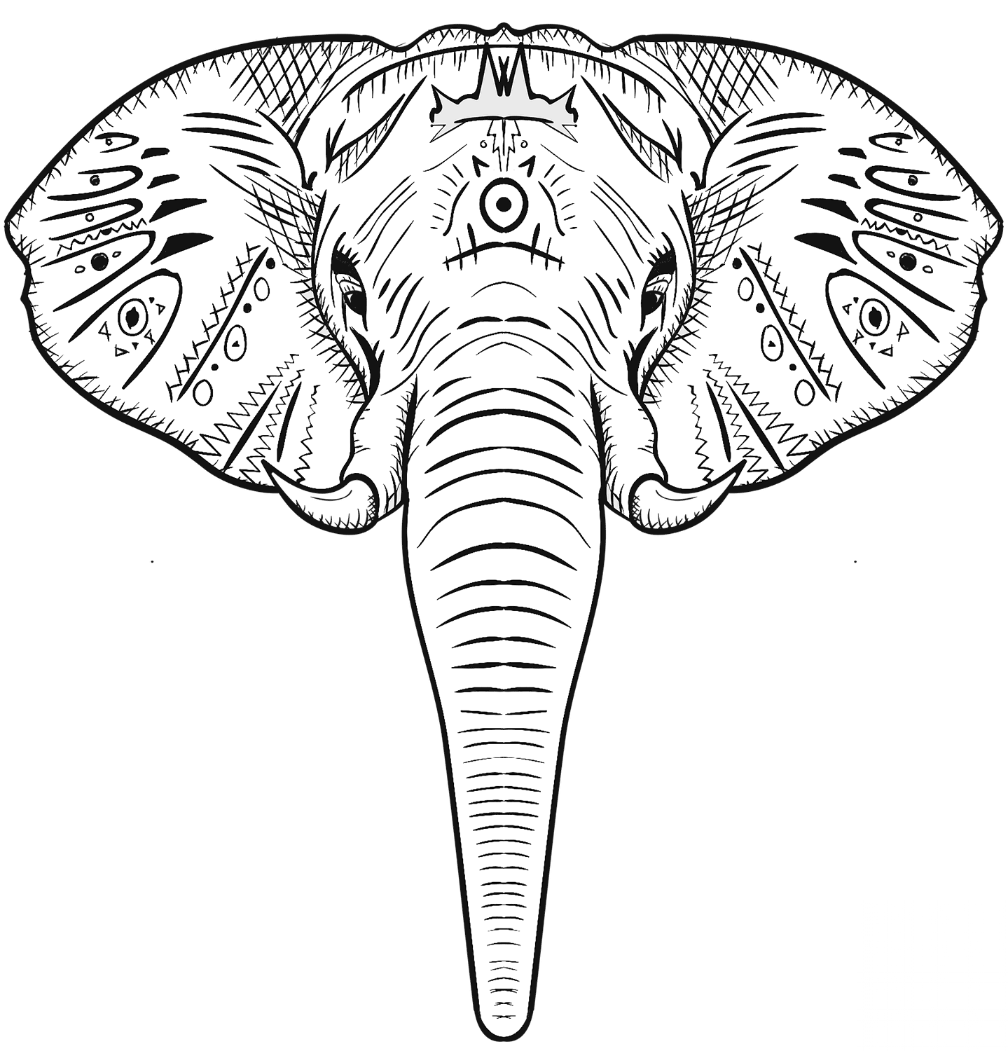 kolorowanka Słoń