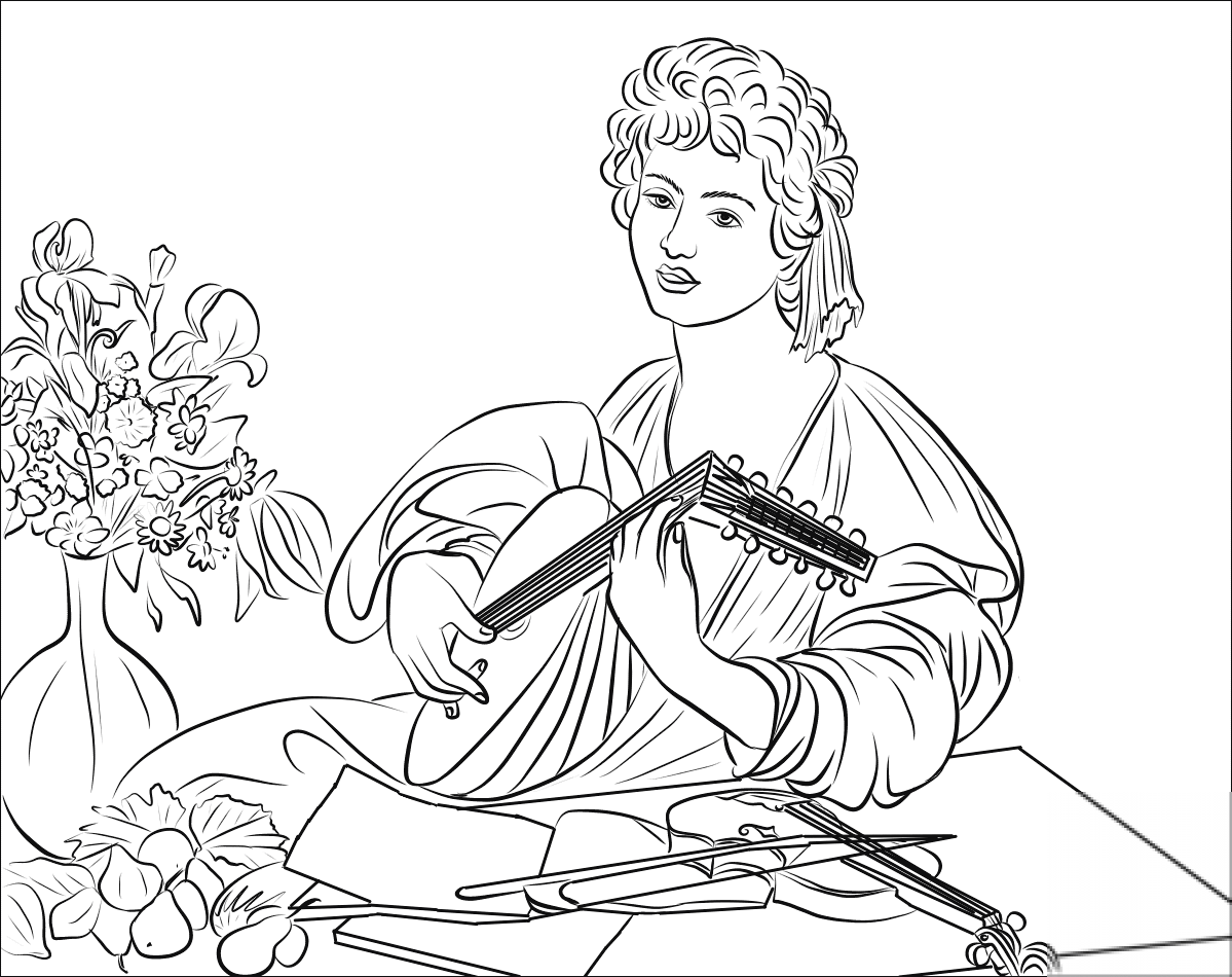 The Lute Player by Caravaggio