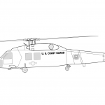 Helikopter HH-60J US Coast Guard