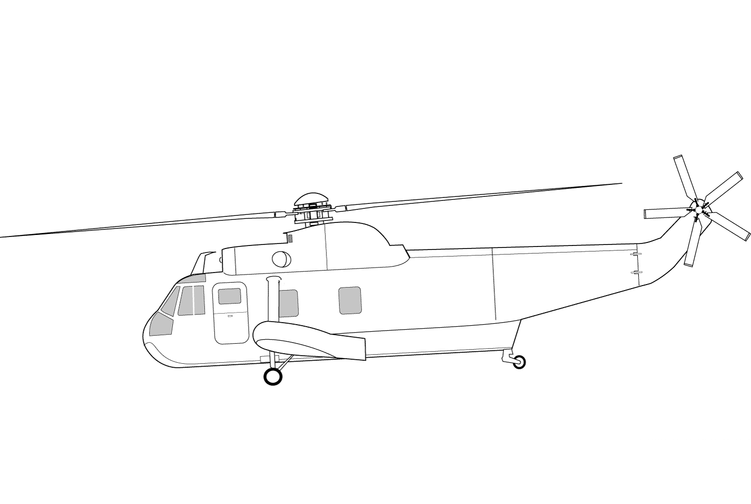 Helikopter Sikorsky SH-3 Sea King