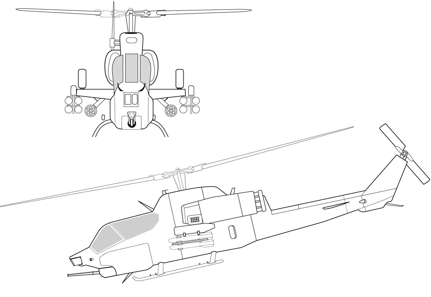 Helikopter AH-1W Super Cobra