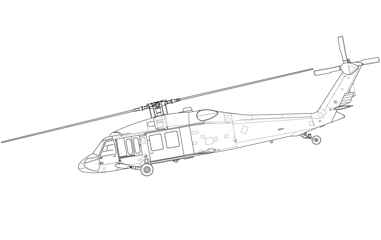 Helikopter Black Hawk