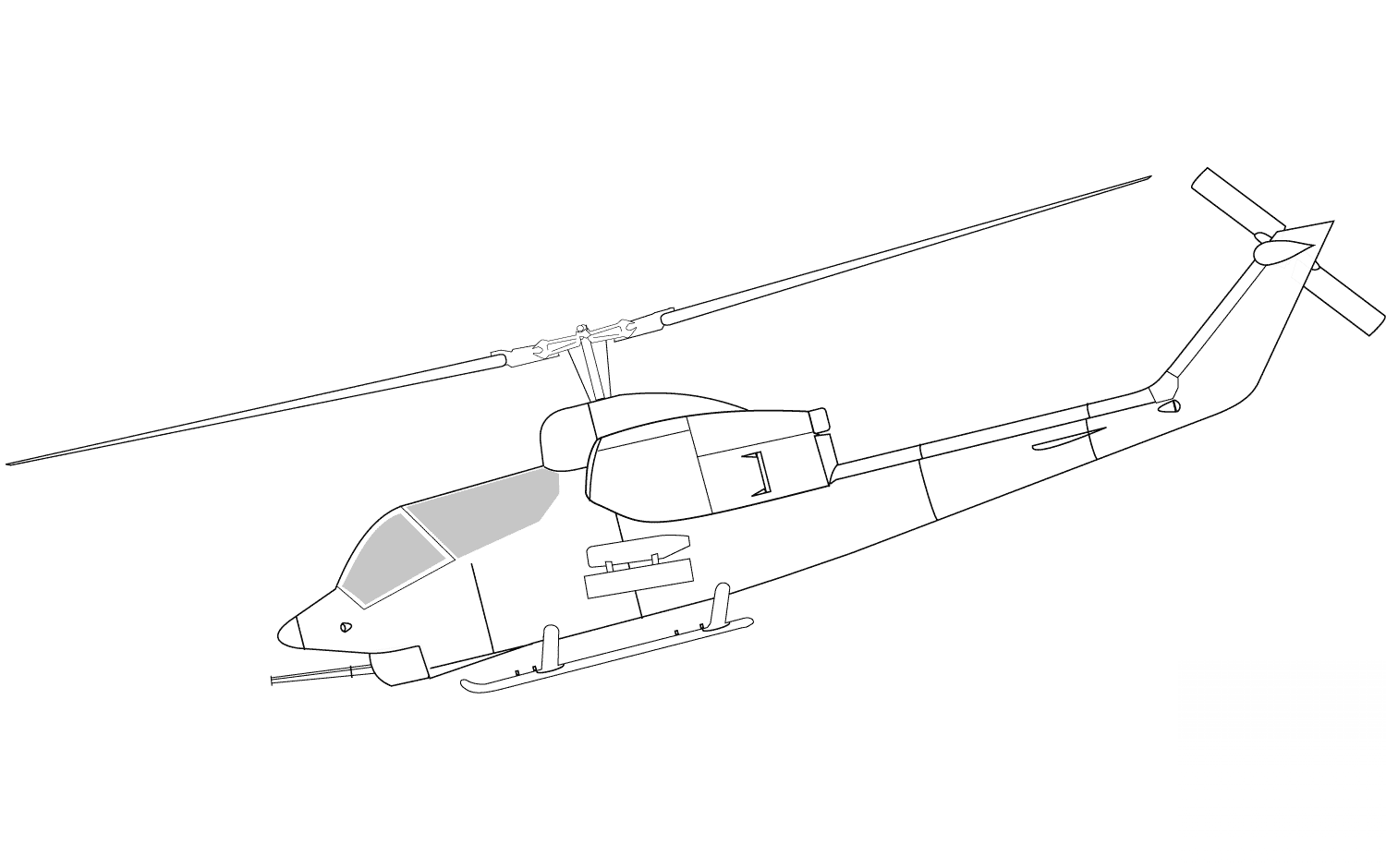 Helikopter Bell AH-1J SeaCobra