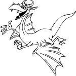 Uśmiechający się smok