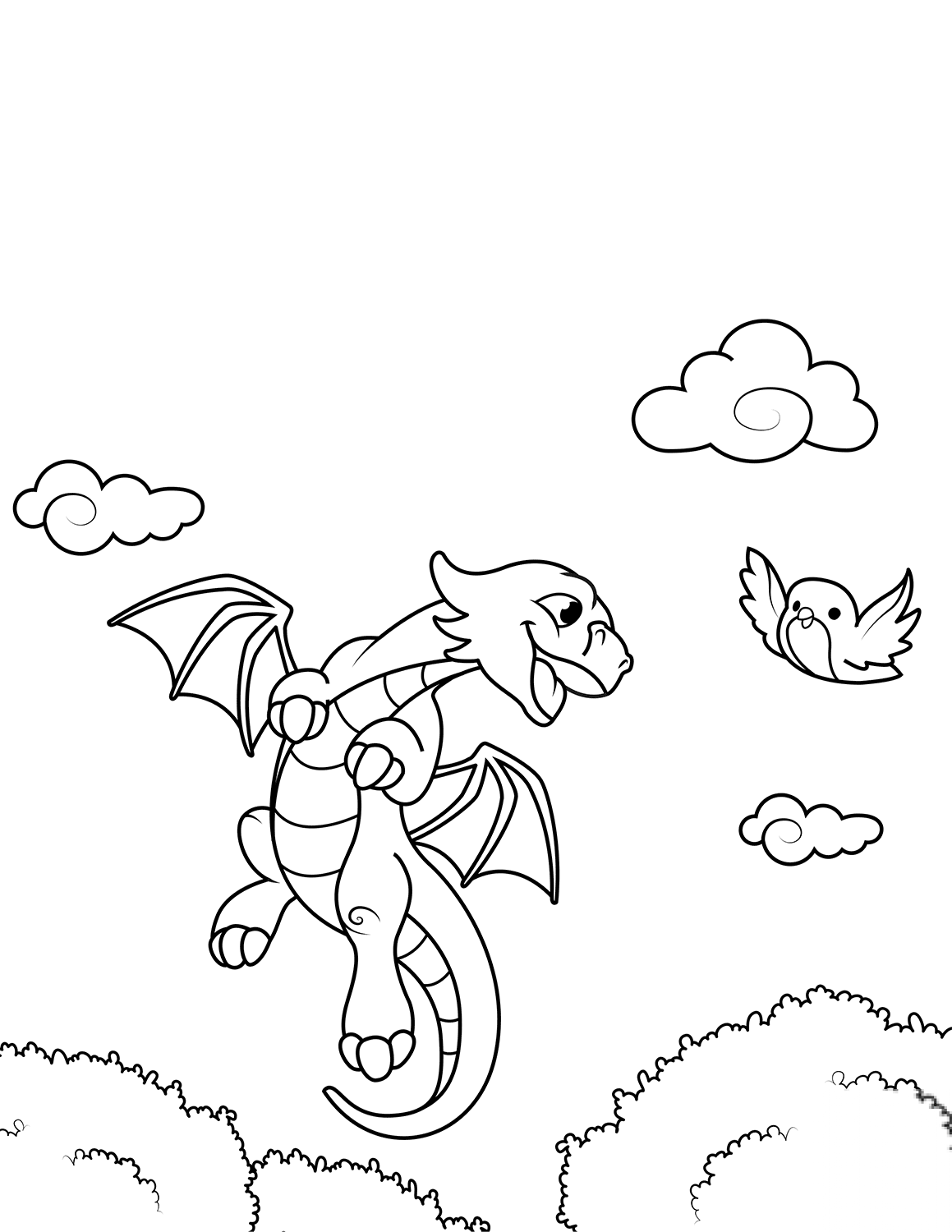 Dragon and Bird