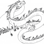 Animowany smok wielkancny