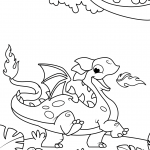 Cute Fire Breathing Dragon